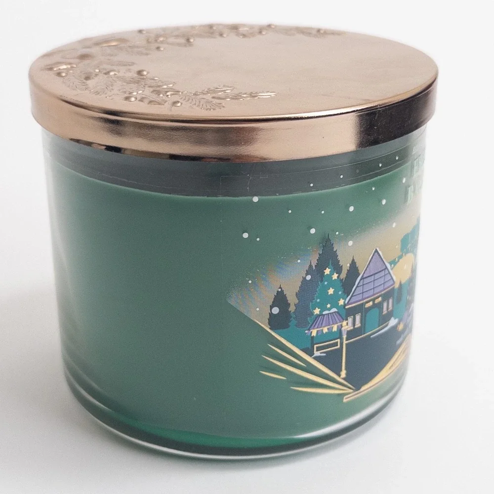 Bath‎ & Body Works Fresh Balsam 3-Wick Candle 14.5 oz Holiday Seasonal HTF